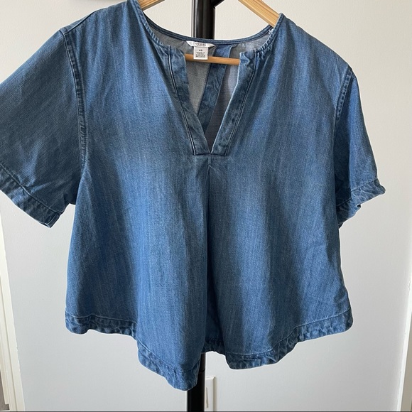 GUESS Denim Top - Picture 1 of 5